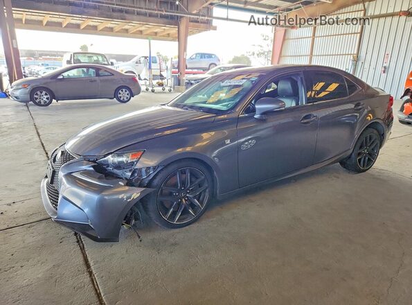 JTHBA1D23G5019841 2016 LEXUS IS Gray Trasero izquierdo