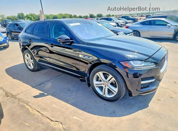 SADCL2BV6HA048024 2017 JAGUAR F-PACE Black წინა ხედი