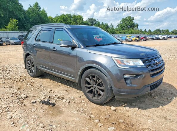 1FM5K7D80JGB62837 2018 FORD EXPLORER Charcoal წინა ხედი