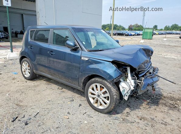 KNDJP3A52J7508412 2018 KIA SOUL Blue Widok z przodu