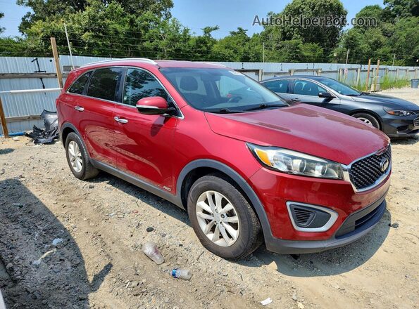 5XYPGDA3XHG263497 2017 KIA SORENTO Red Widok z przodu