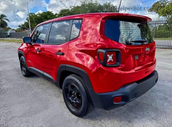 ZACNJAAB2LPL15502 2020 JEEP RENEGADE Красный Задняя правая четверть