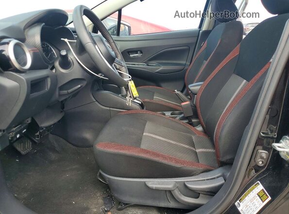 3N1CN8FV8SL833358 2025 NISSAN VERSA Black წინა პანელის ხედი