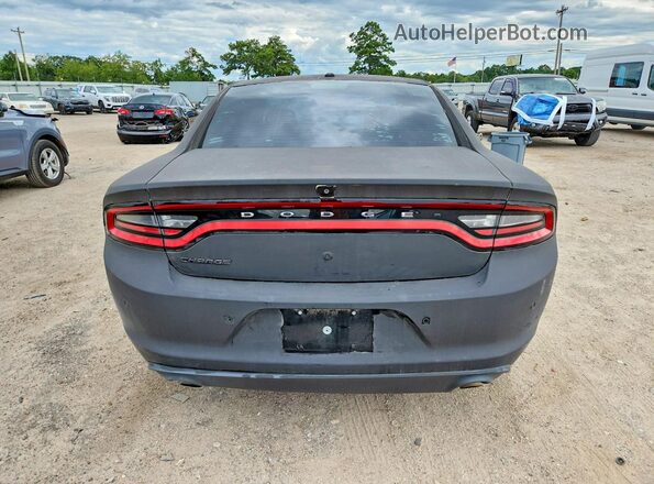 2C3CDXAT0JH297436 2018 DODGE CHARGER Black Вид салону спереду
