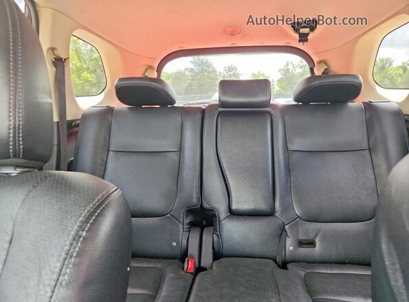 JA4AZ3A34GZ003827 2016 MITSUBISHI OUTLANDER Black Rear interior view