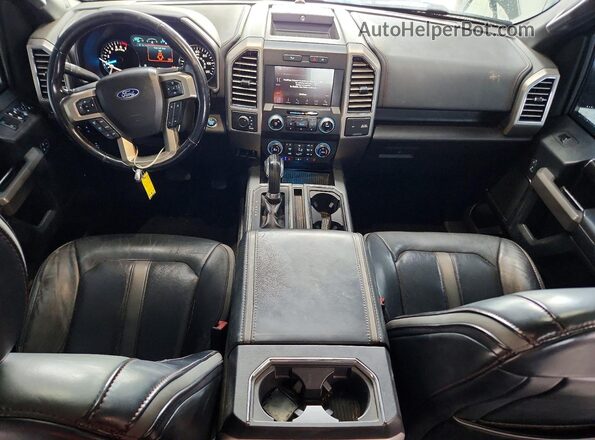 1FTEW1E46KFB21041 2019 FORD F150 Gray Սարքավորումների վահանակի տեսք