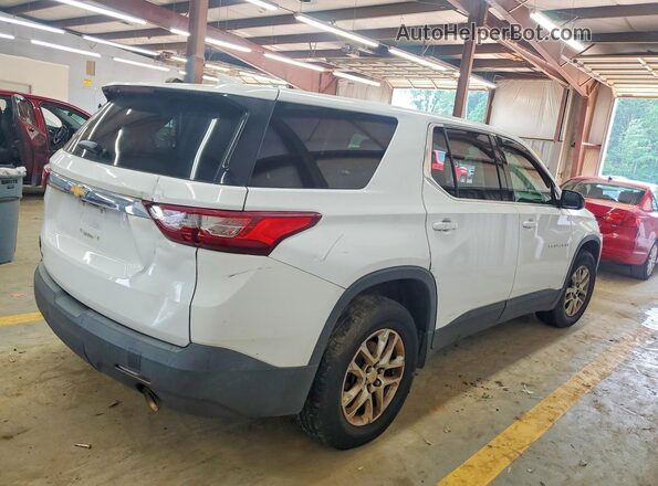 1GNERFKW1JJ117878 2018 CHEVROLET TRAVERSE White Delantero derecho