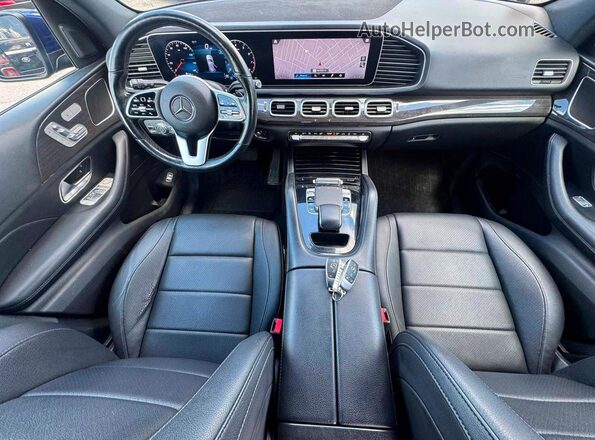 4JGFB4KB0LA074135 2020 MERCEDES-BENZ GLE Blue Вид задніх сидінь