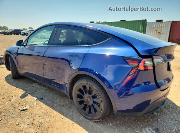 5YJYGDEE9MF121126 2021 TESLA MODEL Blue Հետևի աջ