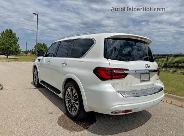JN8AZ2NF2K9682725 2019 INFINITI QX80 Белый Передняя правая четверть
