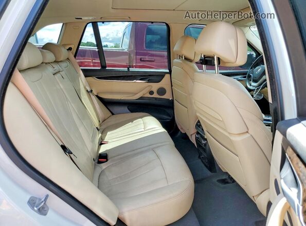 5UXKT0C59G0S75866 2016 BMW X5 White ძრავის განყოფილების ხედი