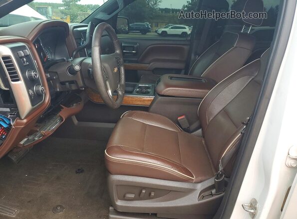 3GCUKTEJ1GG285294 2016 CHEVROLET SILVERADO Белый Вид панели приборов