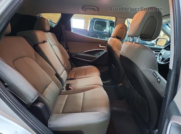 5XYZUDLB8HG490788 2017 HYUNDAI SANTA FE Серебряный Вид подкапотного пространства