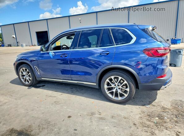 5UXCR6C07N9K71186 2022 BMW X5 Blue Rear right