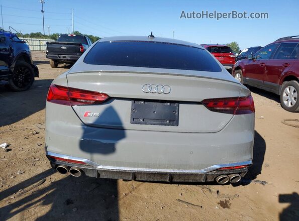 WAUC4CF55NA034715 2022 AUDI S5 Gray Front interior view