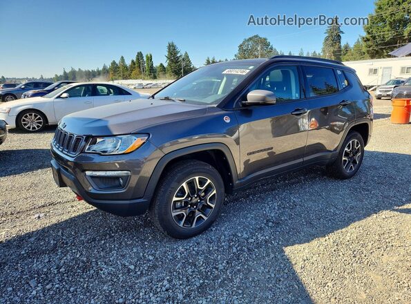3C4NJDDBXMT545282 2021 JEEP COMPASS Gray Tył lewy