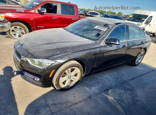 WBA8D9G52JNU70111 2018 BMW 3 SERIES Черный Задняя левая четверть