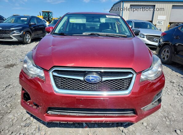 JF1GPAB61G8223540 2016 SUBARU IMPREZA Red Vista trasera