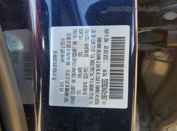 JM3KFACMXK0682892 2019 MAZDA CX-5 Blue სალონის 360-გრადუსიანი ხედი