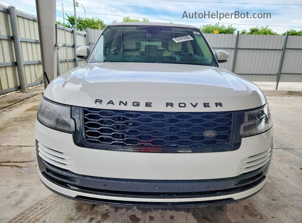 SALGS5RE1JA390129 2018 LAND ROVER RANGE White Vista trasera