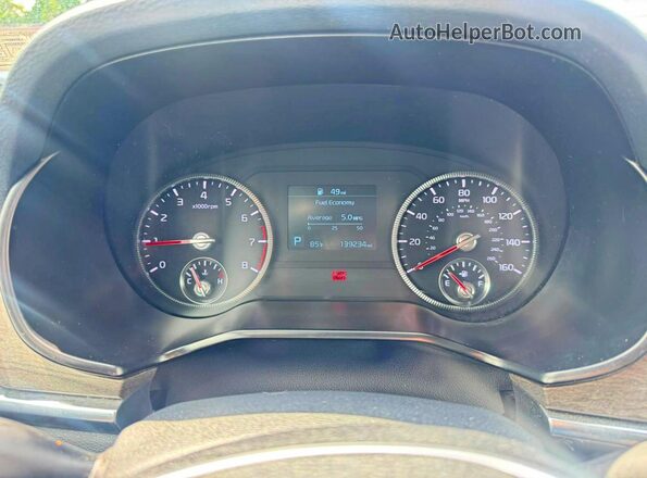 5XYP3DHC5NG204841 2022 KIA TELLURIDE Black Instrument cluster view