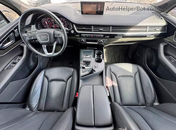 WA1VAAF71JD019111 2018 AUDI Q7 Silver Vista del cuadro de instrumentos