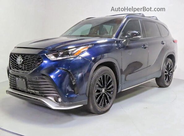 5TDKDRBH1RS557062 2024 TOYOTA HIGHLANDER Blue Հետևի աջ