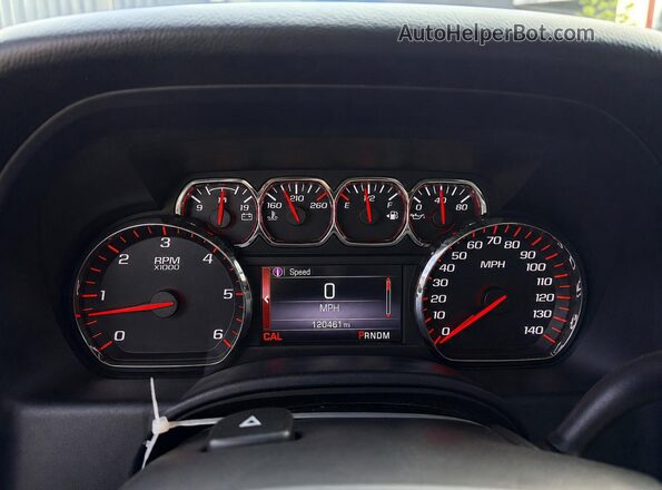 1GKS2FEC6GR333693 2016 GMC YUKON Черный Вид щитка приборов