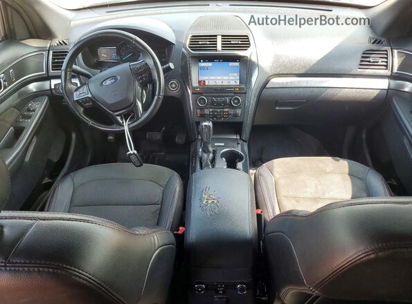 1FM5K7D80JGB62837 2018 FORD EXPLORER Charcoal ხელსაწყოთა პანელის ხედი