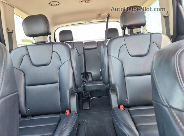 5XYP64HC6LG029522 2020 KIA TELLURIDE Burgundy Вид задньої частини салону