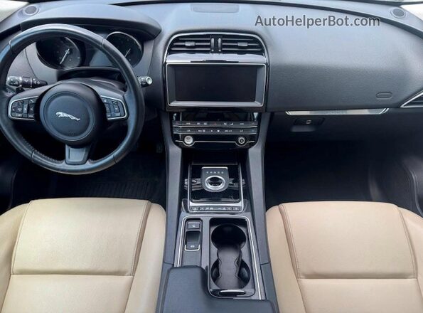 SADCJ2FX8LA619250 2020 JAGUAR F-PACE Синий Вид щитка приборов