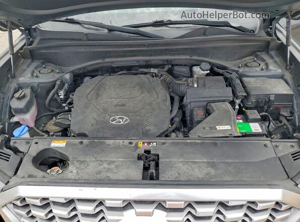 KM8R44HE5NU429178 2022 HYUNDAI PALISADE Gray VIN კოდის სტიკერის ხედი