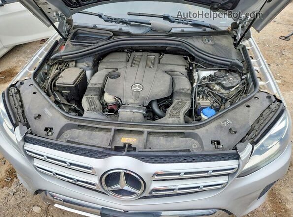 4JGDF6EE5HA913765 2017 MERCEDES-BENZ GLS-CLASS Silver Widok naklejki z numerem VIN
