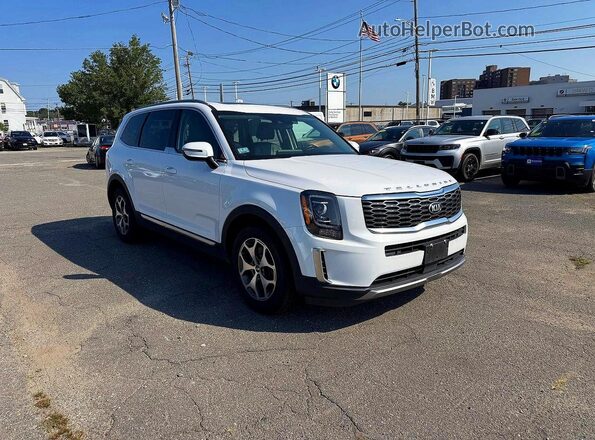 5XYP3DHCXLG012960 2020 KIA TELLURIDE White Trasero izquierdo