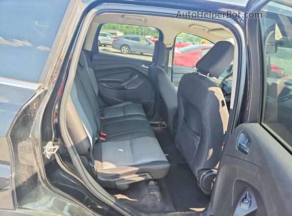 1FMCU9GD8JUD58046 2018 FORD ESCAPE Black ძრავის განყოფილების ხედი