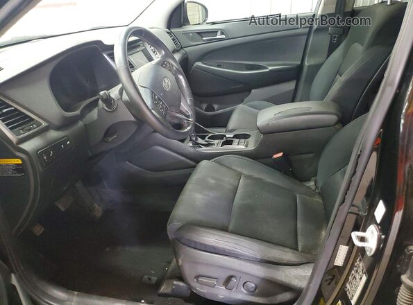 KM8J3CA24GU069334 2016 HYUNDAI TUCSON Black Вид панелі приладів