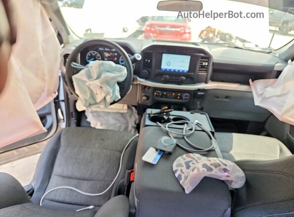 1FTEX1EP0PKD01234 2023 FORD F150 White Вид щитка приладів