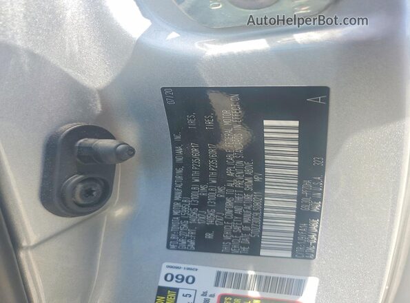 5TDZZ3DC9LS080211 2020 TOYOTA SIENNA Blue 360 interior view