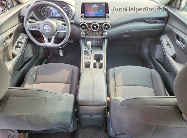 3N1AB8CV9SY374851 2025 NISSAN SENTRA White Սարքավորումների վահանակի տեսք