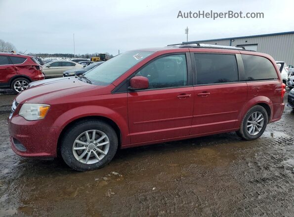 2C4RDGCG0GR179363 2016 DODGE CARAVAN Red Задня ліва чверть