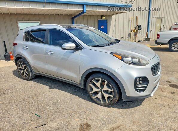 KNDPR3A64H7093827 2017 KIA SPORTAGE Silver Widok z przodu