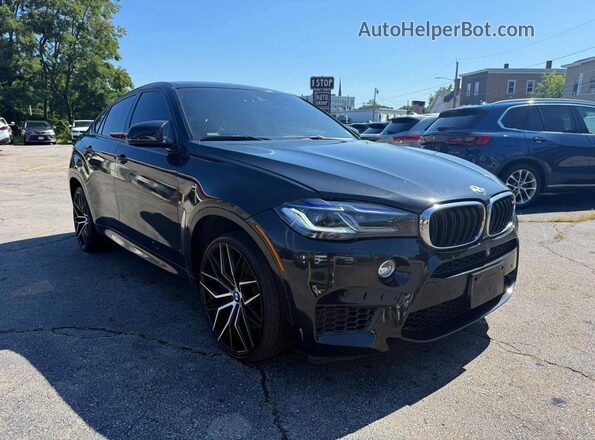5YMKW8C55G0R43256 2016 BMW X6 Black Widok z przodu