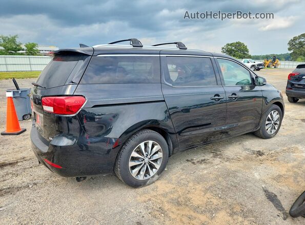 KNDMC5C12G6159054 2016 KIA SEDONA Black Przód prawy