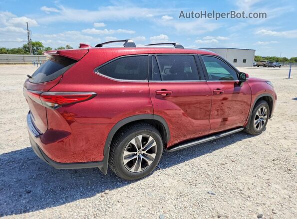 5TDGZRAH2LS504578 2020 TOYOTA HIGHLANDER Red Առջևի աջ