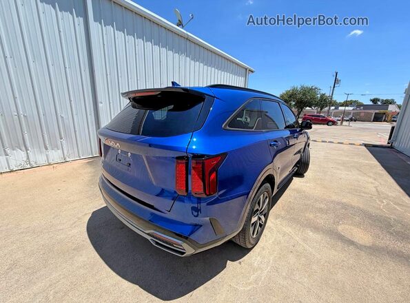 5XYRL4LC1PG222739 2023 KIA SORENTO Blue Vista frontal