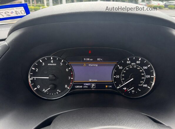 JN8AZ2AE8M9269966 2021 INFINITI QX80 Синий Вид щитка приборов