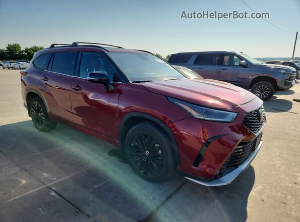 5TDKDRAH5PS513810 2023 TOYOTA HIGHLANDER Красный Вид спереди