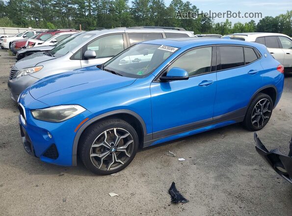WBXYJ5C33JEF76534 2018 BMW X2 Blue Trasero izquierdo