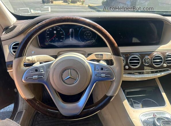 WDDUG8GB7KA431280 2019 MERCEDES-BENZ S-CLASS Black Vista de los asientos traseros