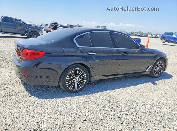 WBAJA7C38HG906929 2017 BMW 5 SERIES Черный Передняя правая четверть